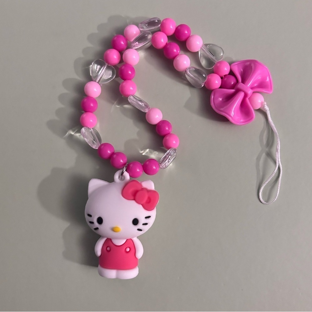 NWT Sanrio Hello Kitty Bow Phone Wristlet Pink - Picture 8 of 9
